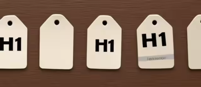 Duplicate H1 tags on categories and tags