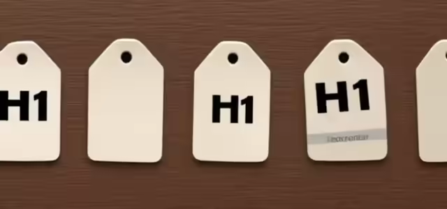 Duplicate H1 tags on categories and tags