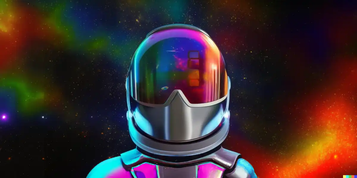 awesome free spaceman image generated by AI