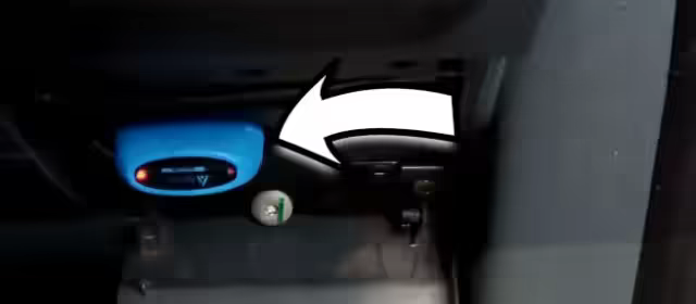 OBD port location on the Ford C-MAX