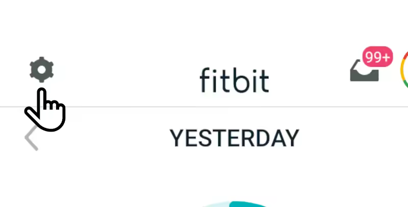 Open Fitbit app to delete random alarms