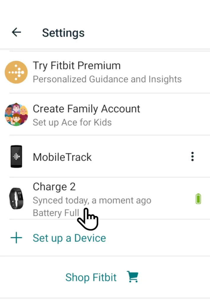 Tap your fitbit to edit the random vibration alarm