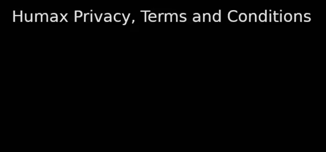 Humax Terms and Conditions Blank.