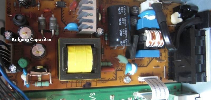 Humax power supply faulty capacitors