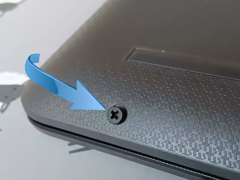 screws on HP 255 G9 laptop