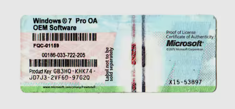 Windows 7 professional keys